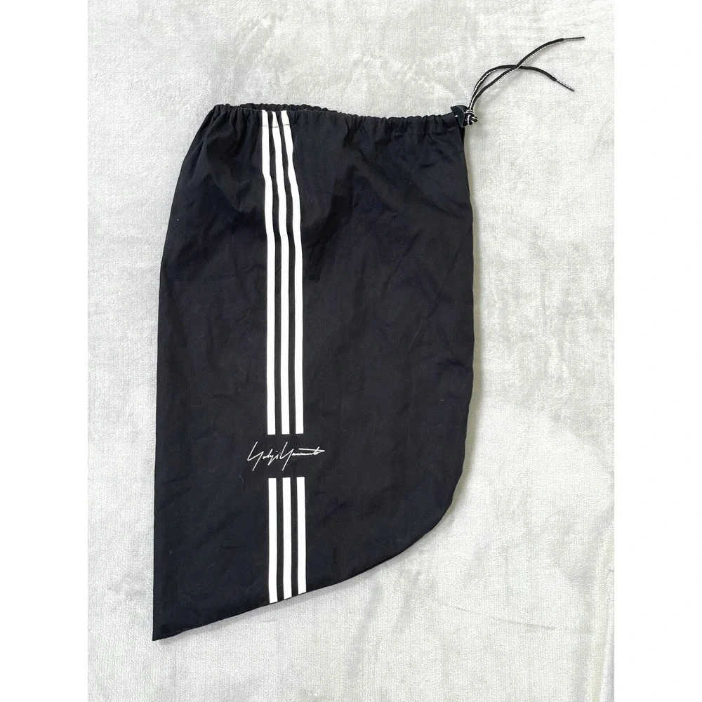 Adidas Yohji Yamamoto Dust Bag Black Drawstring Logo Pouch Shoe Storage